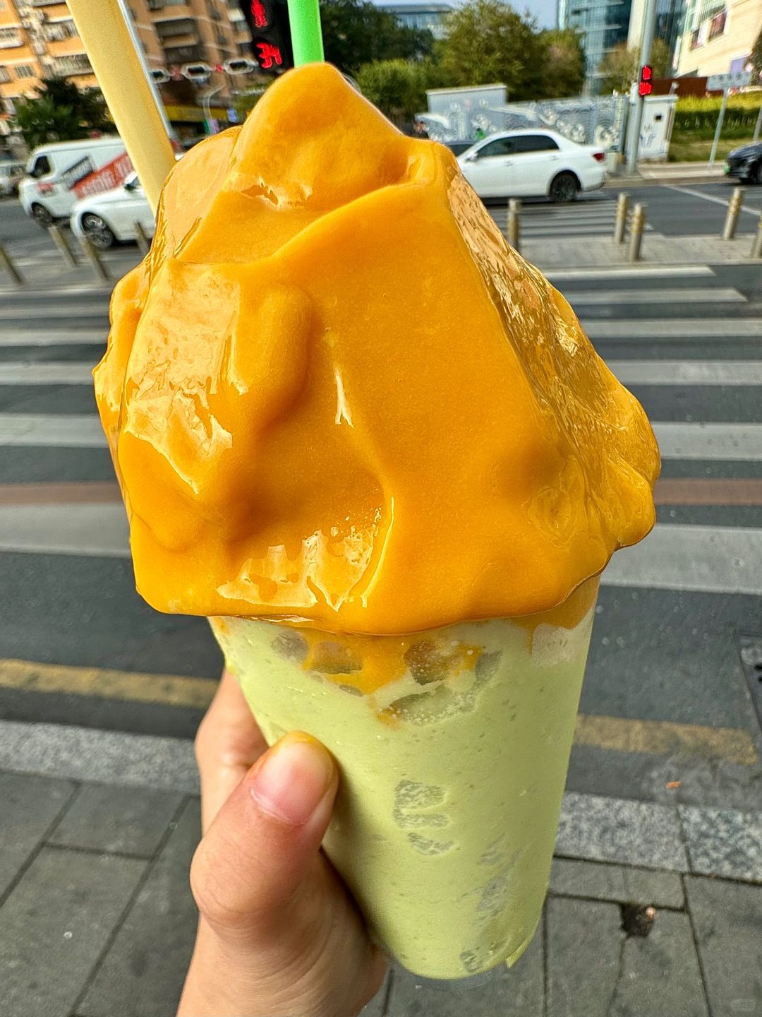 深圳！纯芒果肉炒冰！