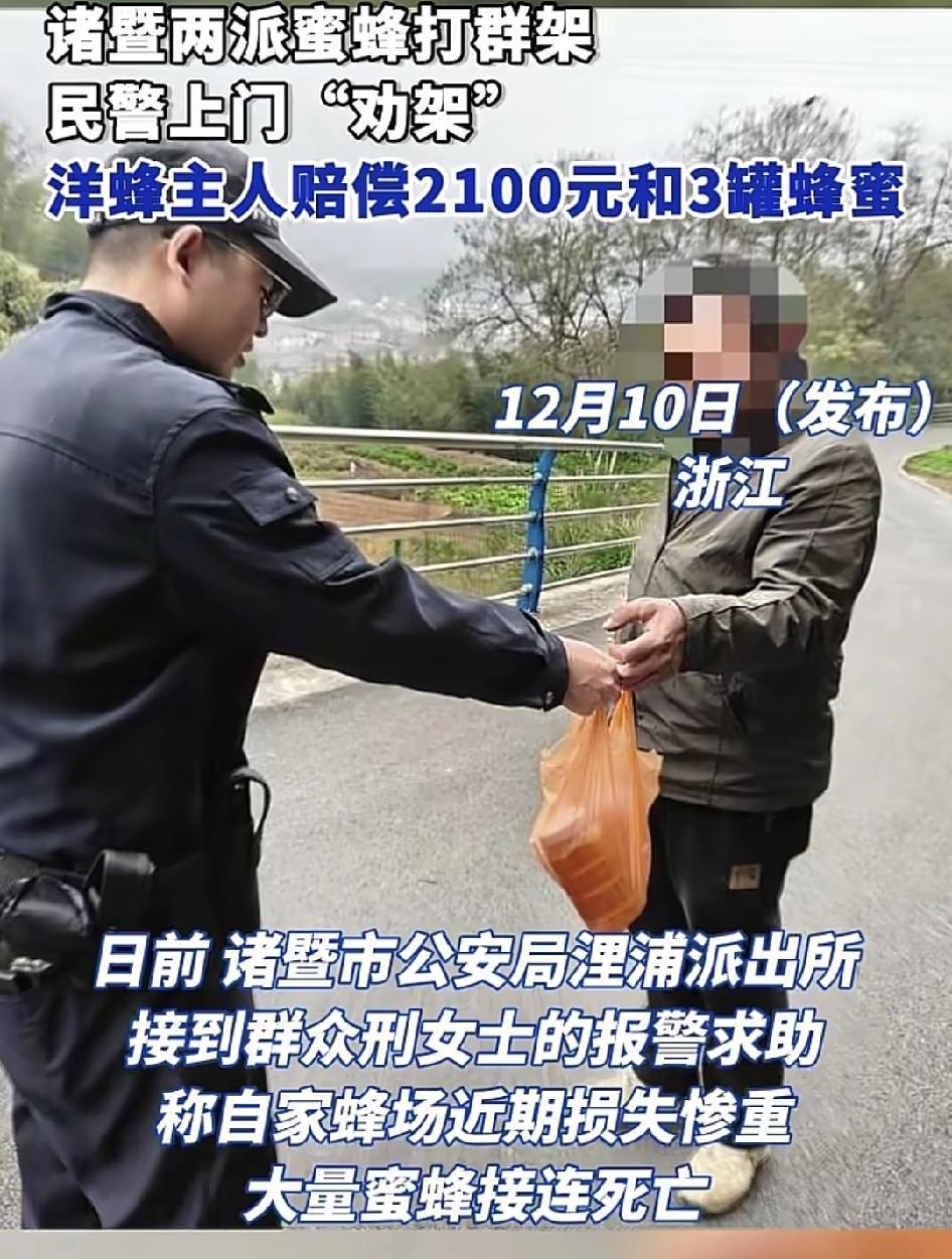 浙江诸暨一女子最近他们家养殖的蜂蜜出现大量死亡，损失惨重。经过调查，原来旁边也有