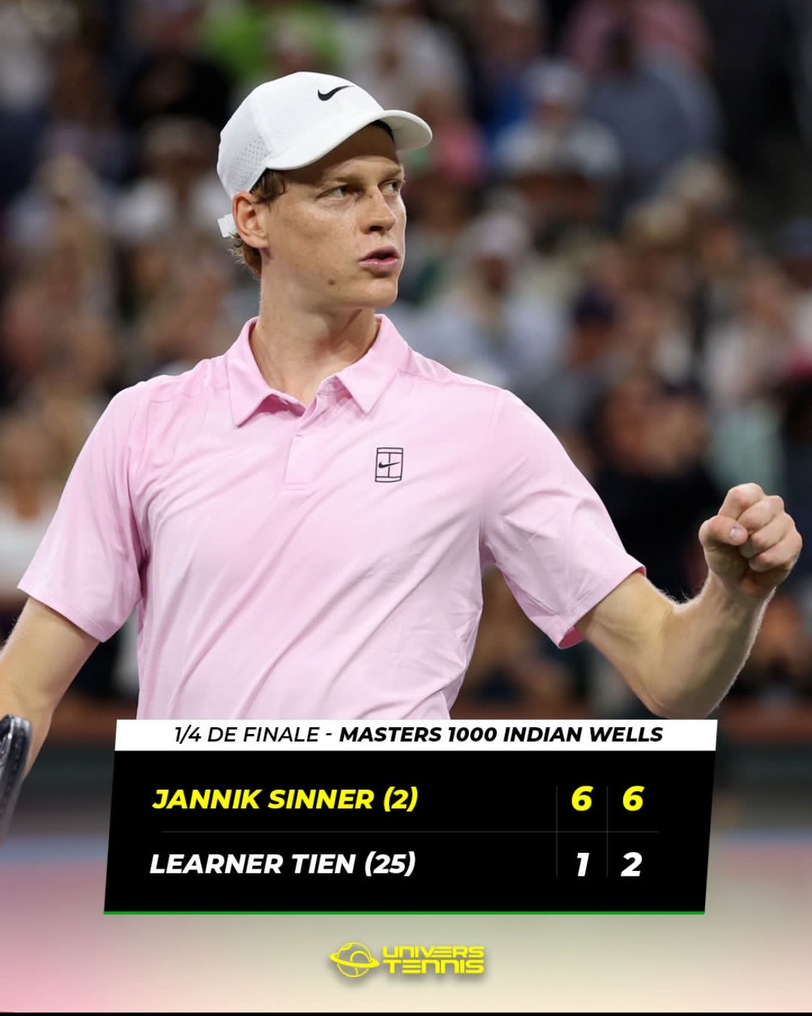 网球talking大会 辛纳碾压天才少年⚡️二号种子辛纳仅丢三局便淘汰了勒纳钱，