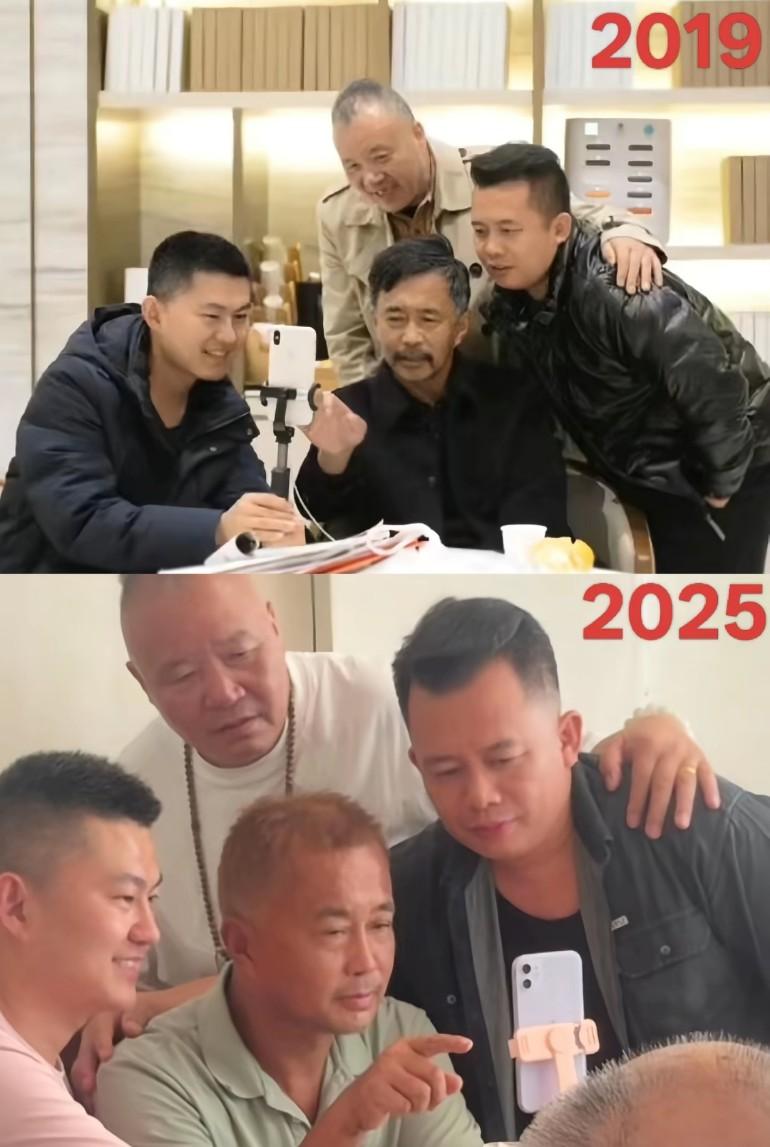 2019年的组合，今天又重现了，白头如新，倾盖如故，右边的是东哥，老师忠实铁粉