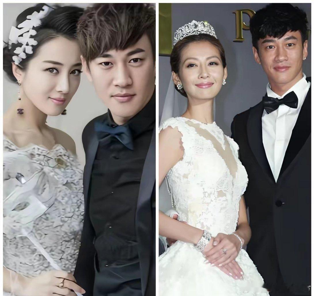 我问我老公，要是你是何润东，你会选林姵希和李依晓当中哪一个老婆？他看了一下照片不