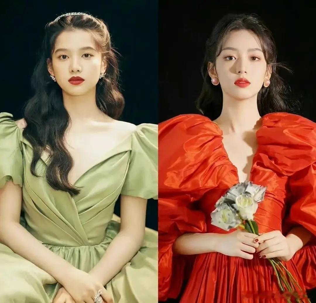 建议周也和张婧仪接一部双生剧本，真的好像啊[吃惊] ​​​