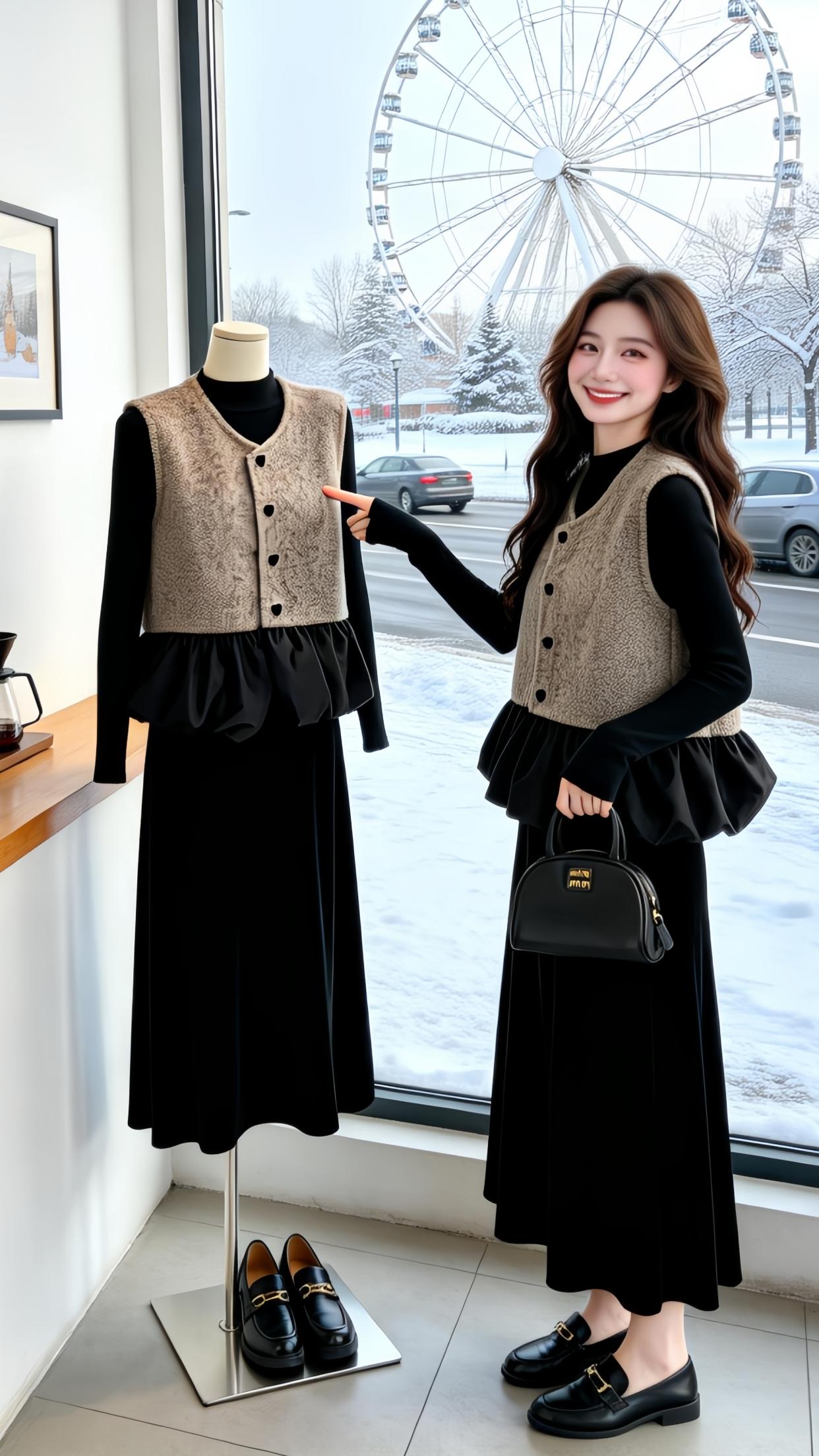 气质女神穿搭 小个子穿搭 精致穿搭 名媛穿搭 女神范