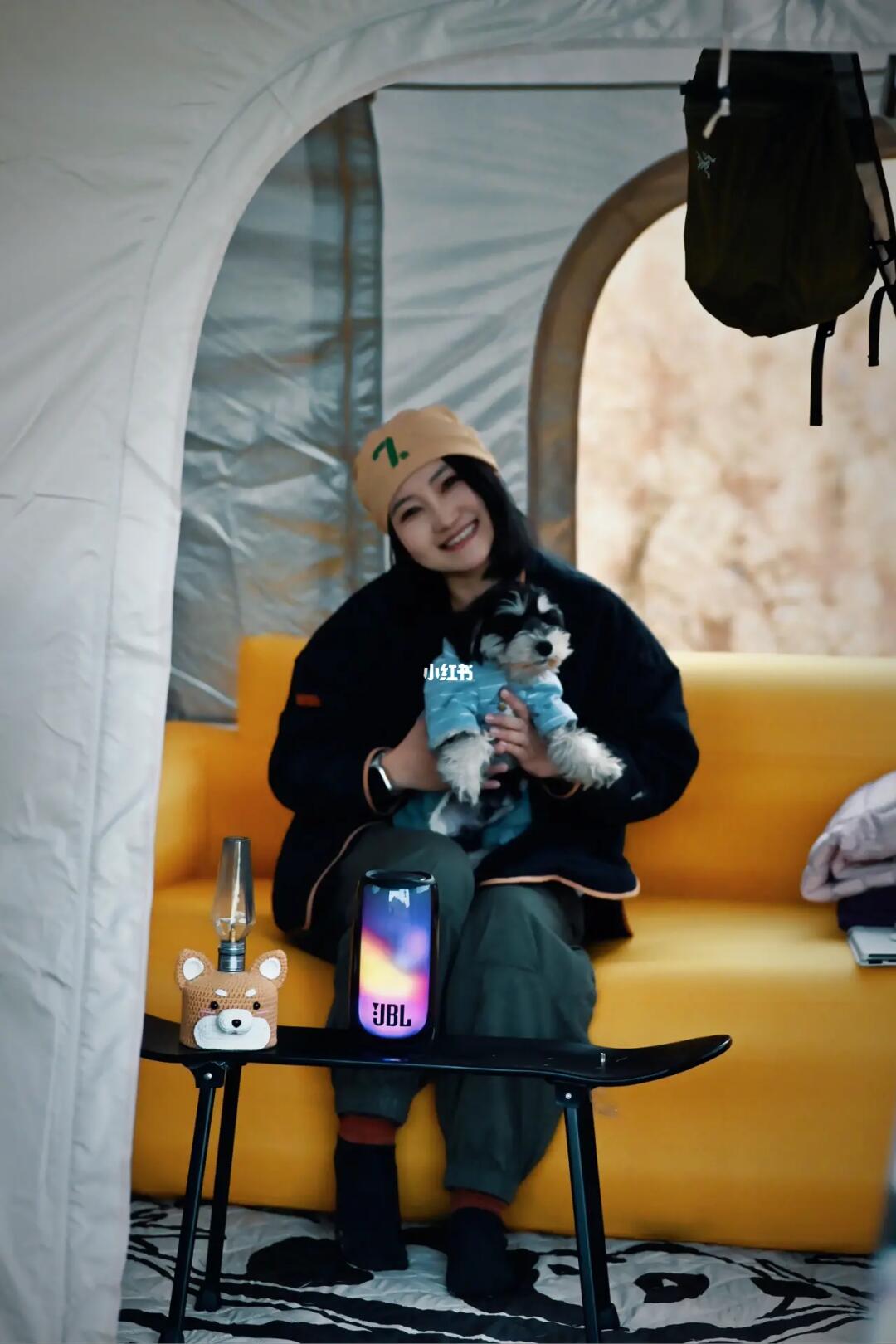 带上狗和音乐搭子🎵我可以在户外呆365天