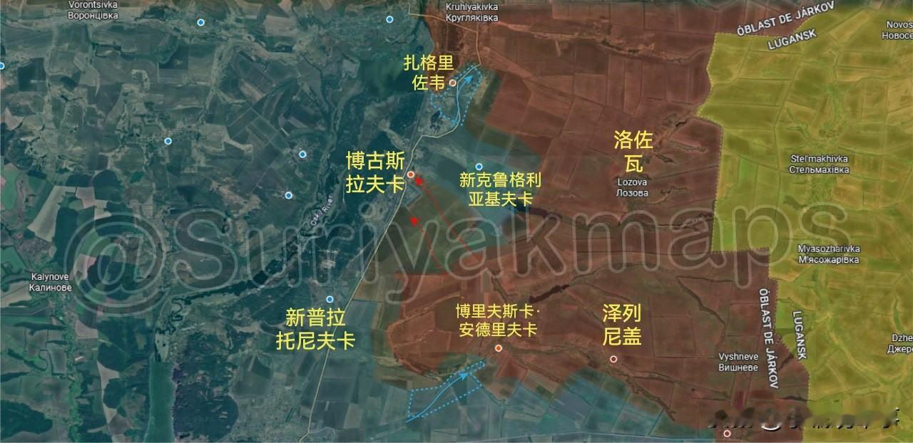 苏先生继续更新2月5日—6日俄乌战报：

1.哈尔科夫州前线：
①过去三周里，乌