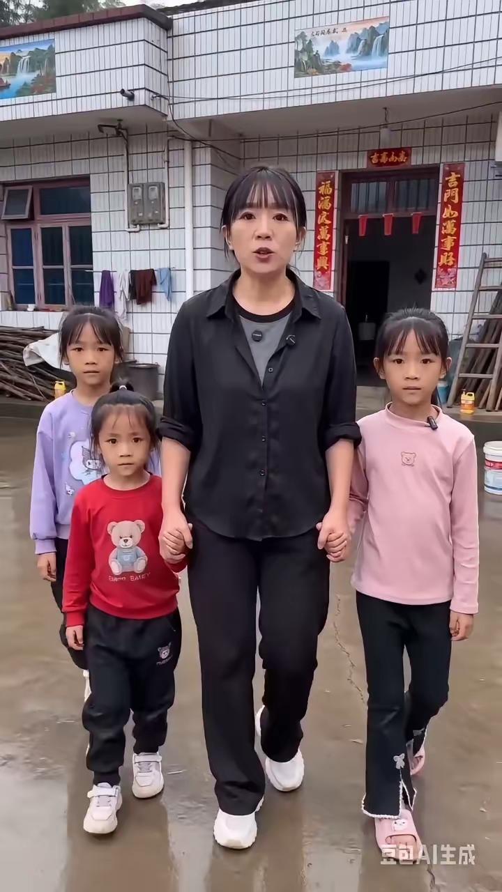 好心人，你们好，我叫赵雅娟。老公嫌我生不出儿子，跟别的女人跑了。这是我三个女儿，