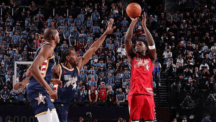 2026全明星正赛：美国新星队47-21大胜条纹队夺冠，安东尼·爱德华兹荣膺MV