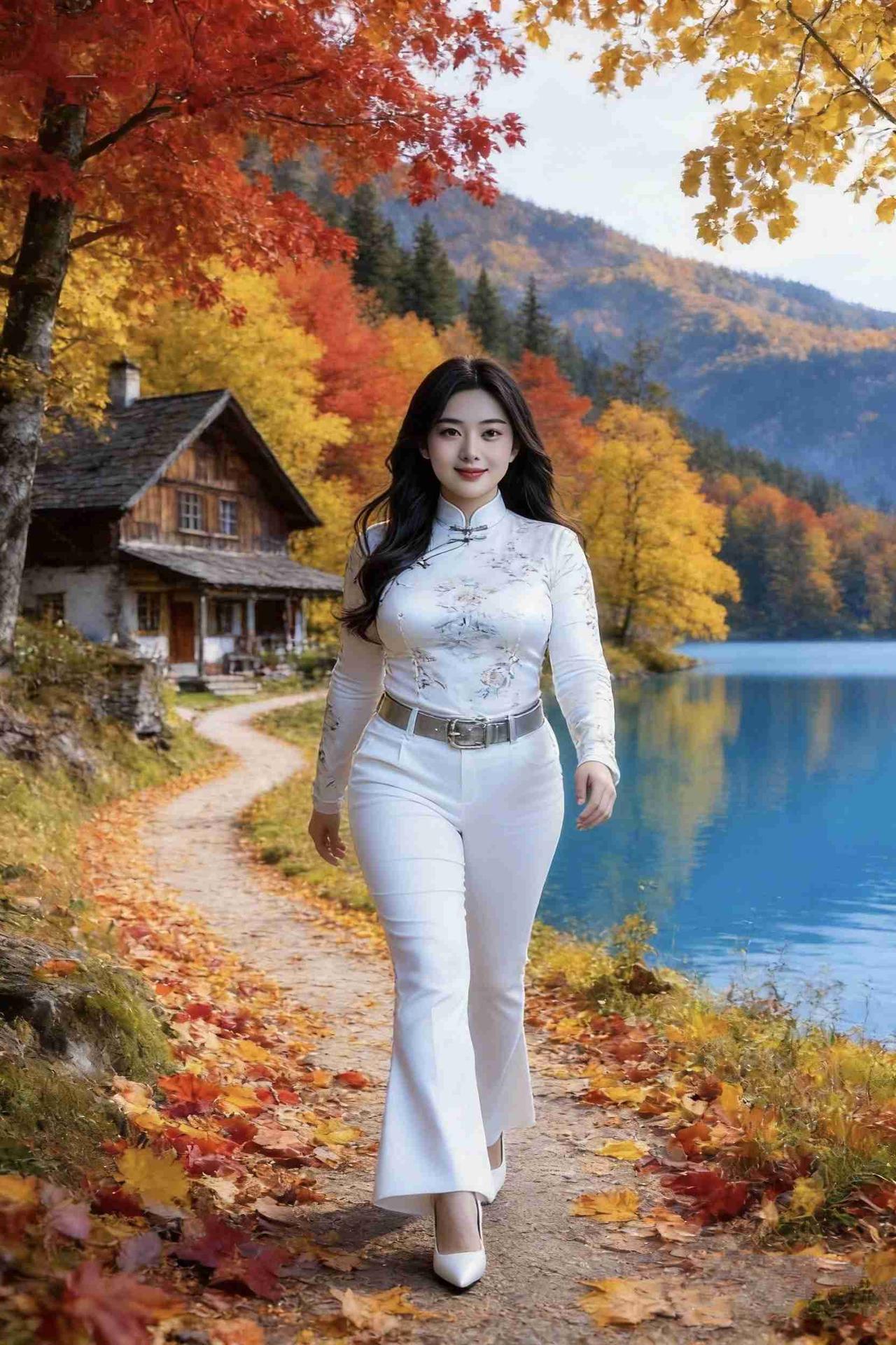 我的今日状态：😁轻松愉快
我这里的天气：🌤️多云
《秋山行》
 
立领裁云，