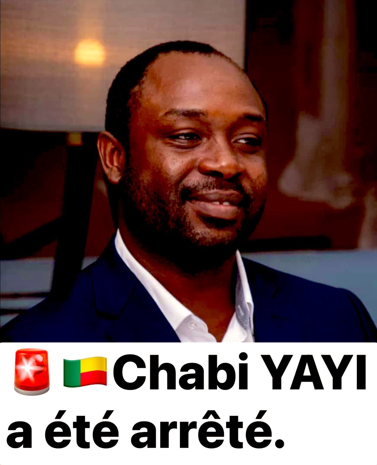 🇧🇯❗贝宁未遂政变后续，贝宁安全部门逮捕前总统托马斯·博尼·亚伊之子查比·亚