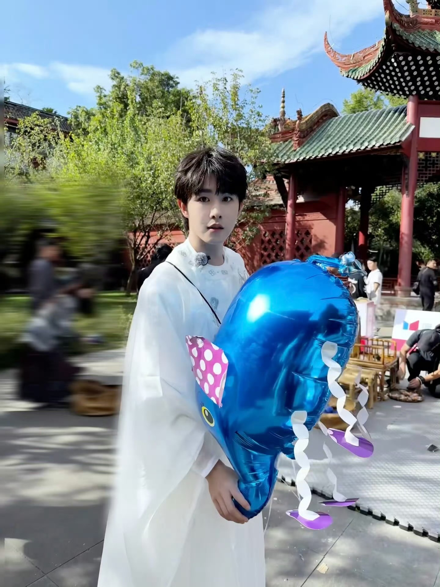 田嘉瑞快乐趣吹风营业，漂亮的小仙君[团圆时刻] 