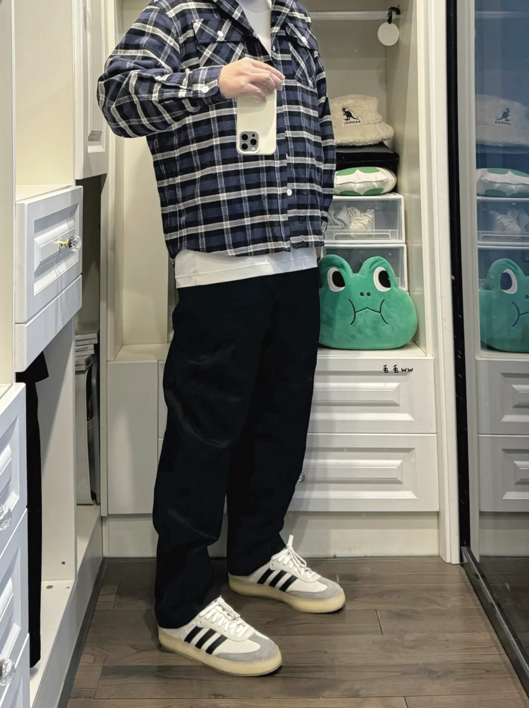 法兰绒衬衫｜Samba穿搭