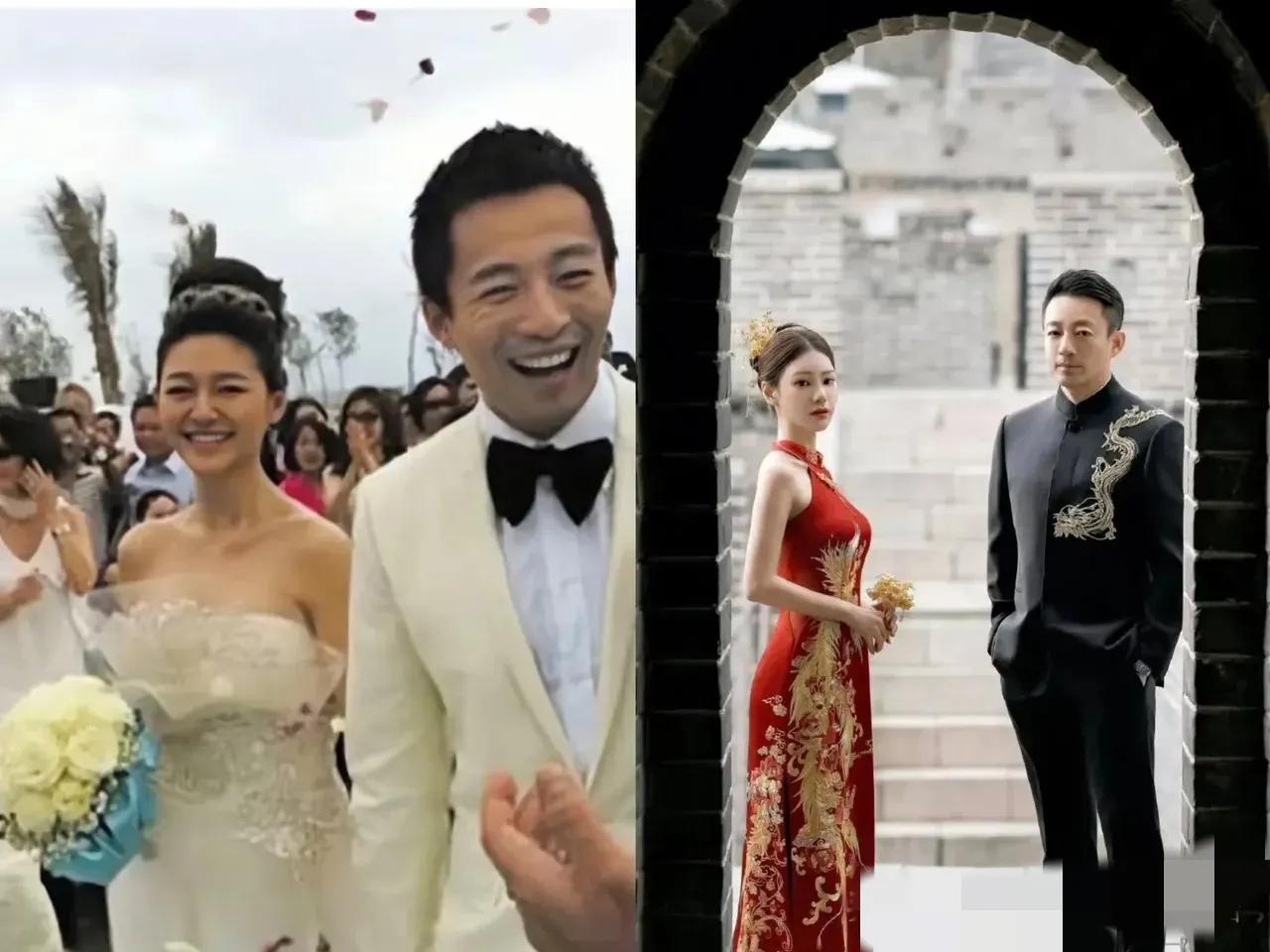 汪小菲两次婚礼上的不同表现，让人觉得二婚没必要办婚礼。

头婚的时候咧着嘴傻笑，