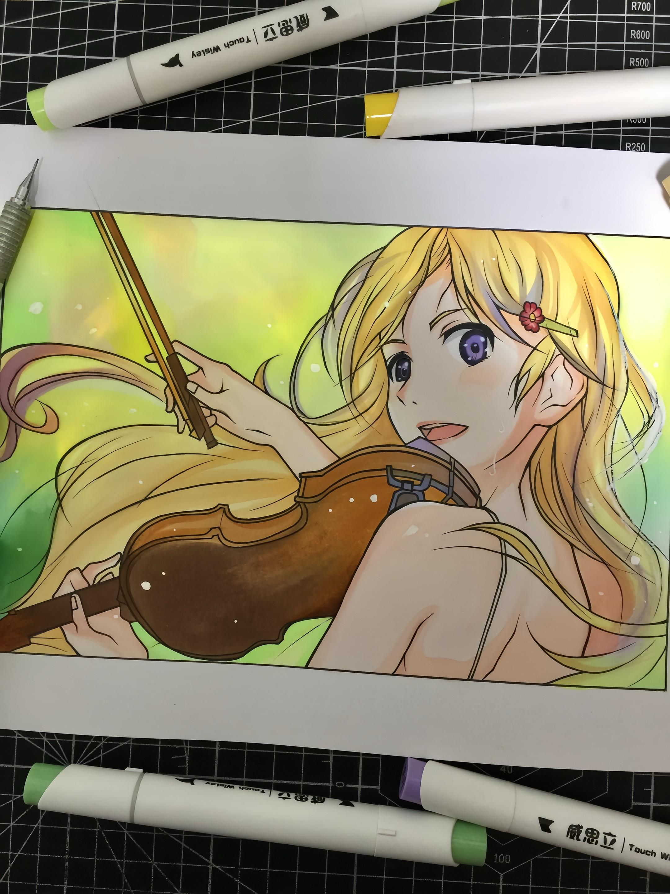 四月是你的谎言 也是你未曾消失的光芒.  工具：威思立一代