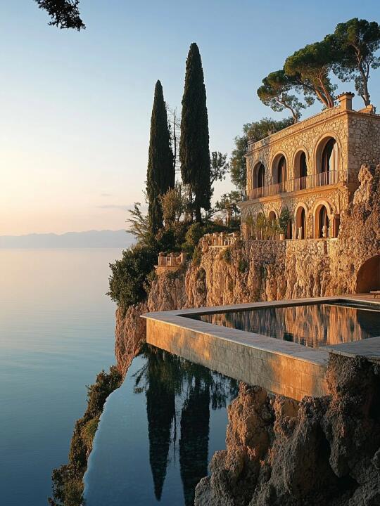 “悬崖上的梦幻度假酒店，太美了！”