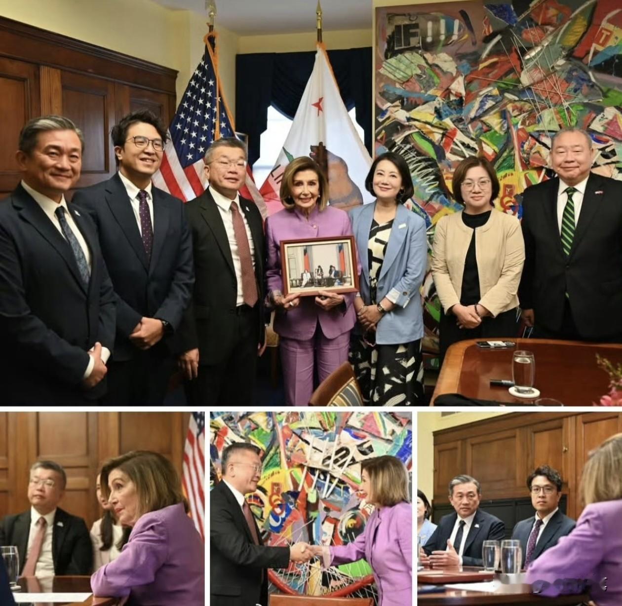 很讽刺，你有你凯道愤怒集会抗议，我有我美国开心与佩洛西合照。

坦白说，国民党这