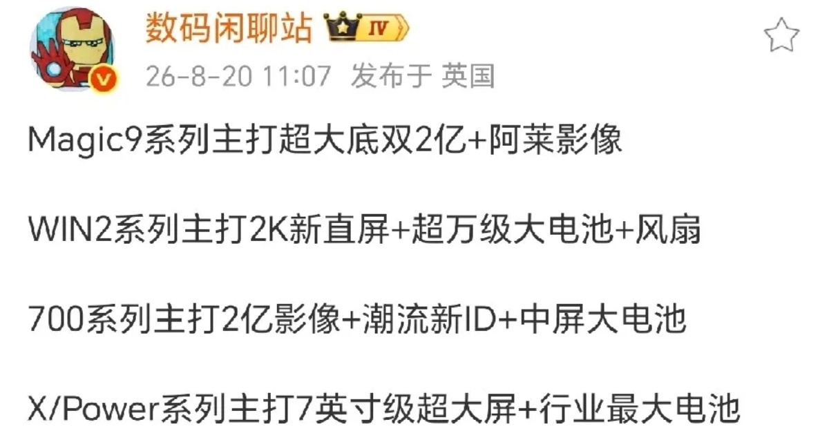 荣耀接下来的新品布局，感受一下，全品类都在冲！（1）手持云台已经立项，不知道今年