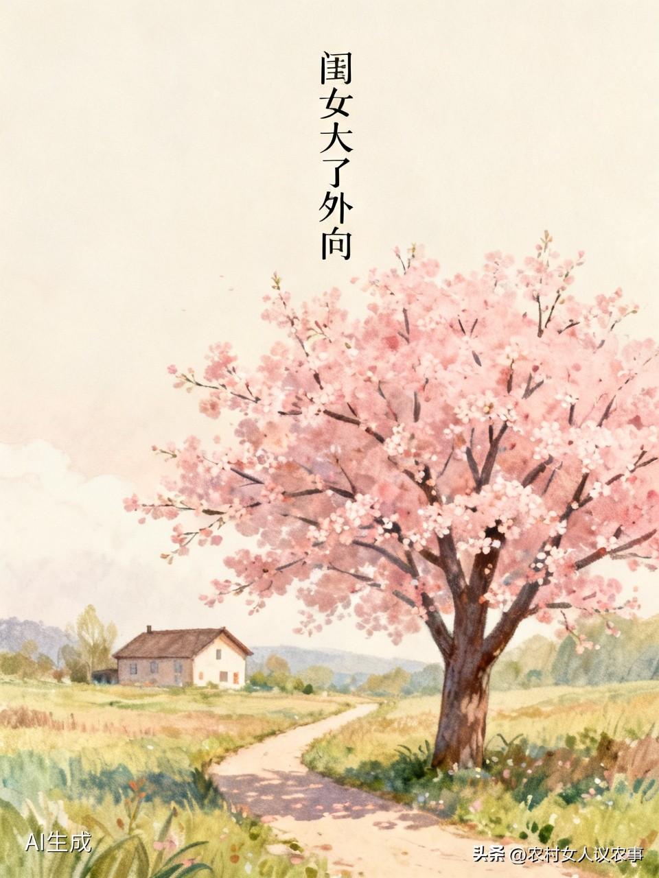 闺女大了外向。
我以为闺女都是贴心小棉袄，就是结了婚也会向着娘家。
可是，我表姐