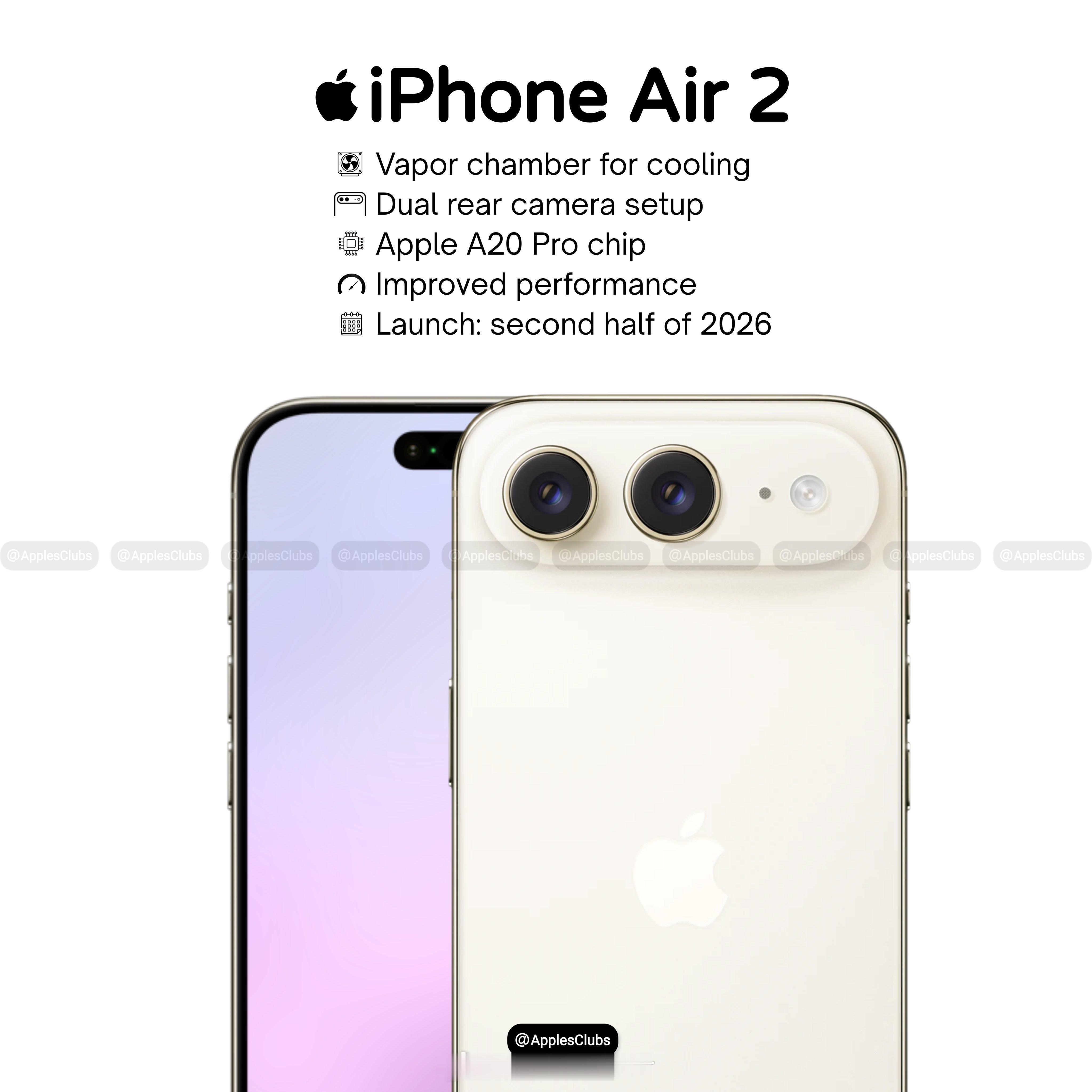 iPhoneAir2新爆料爆料这种东西，当个参考也就是了，真亦假时假亦真，猜来猜
