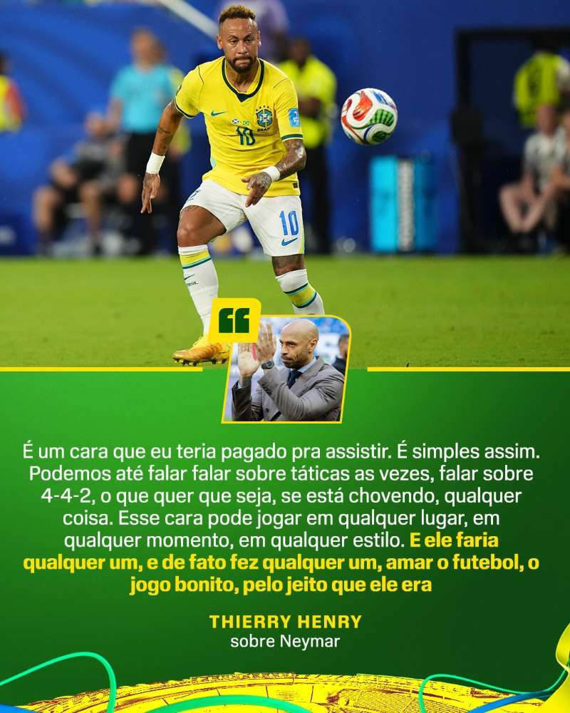 neymar 有这么一个球员，就算花钱买票我也愿意看他踢球，道理就是这么简单。我