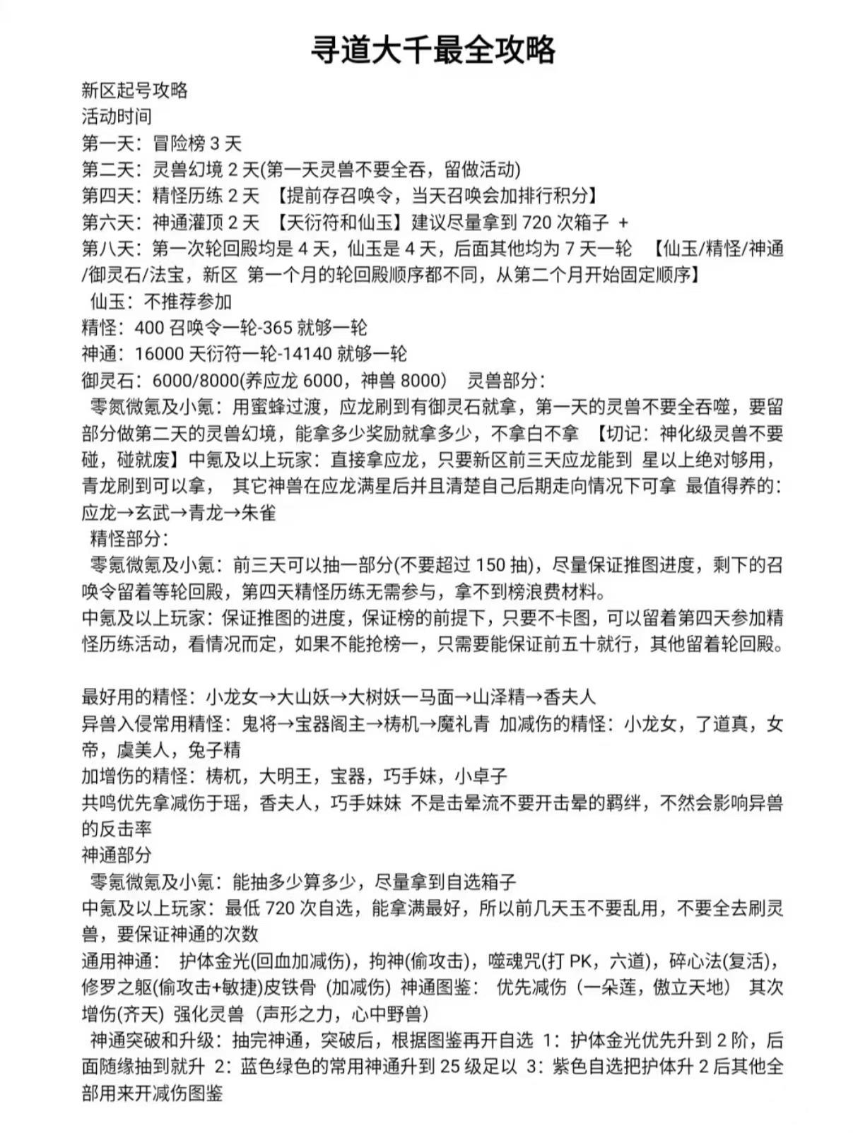 要攻略宝宝们给你们整理好啦！