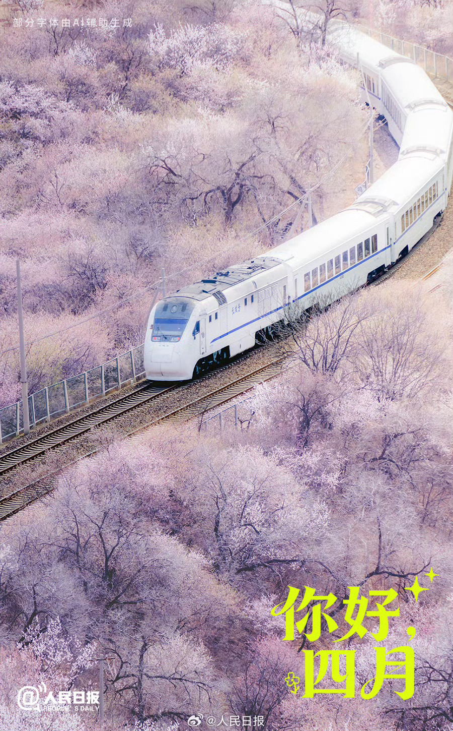 你好4月，花开正好！ 