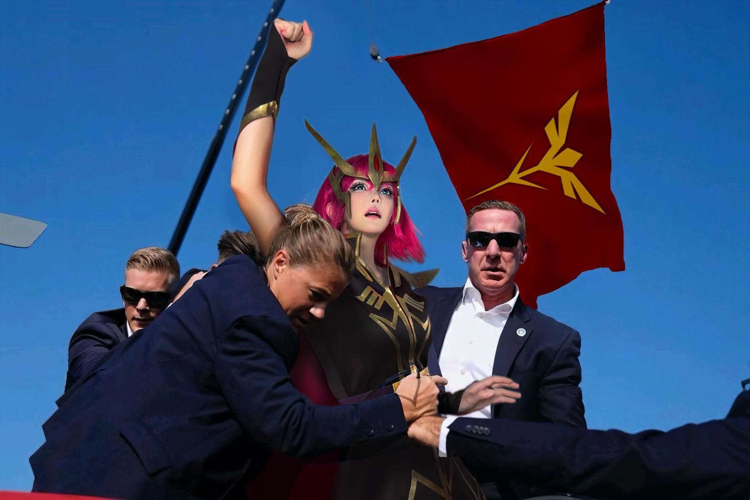 真相就是！红色！就是胜利的颜色！！！zick zeon！（吉翁和老美某...