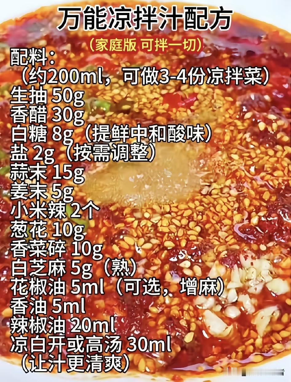 凉拌菜的灵魂，真的是调味汁！
凉拌菜，一道夏日餐桌上的常客，清爽可口又开胃。可你
