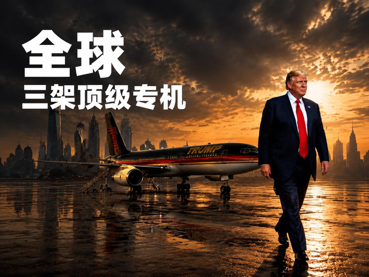 世界上有三架飞机，光停在停机坪上，就能威慑全球。
一架通体蓝白，低调内敛，却是全
