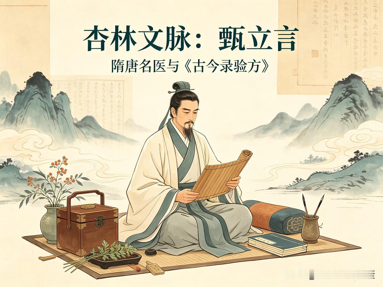 杏林文脉｜甄立言：隋唐名医，一部《古今录验方》惠及后世

很多人熟知他兄长甄权，