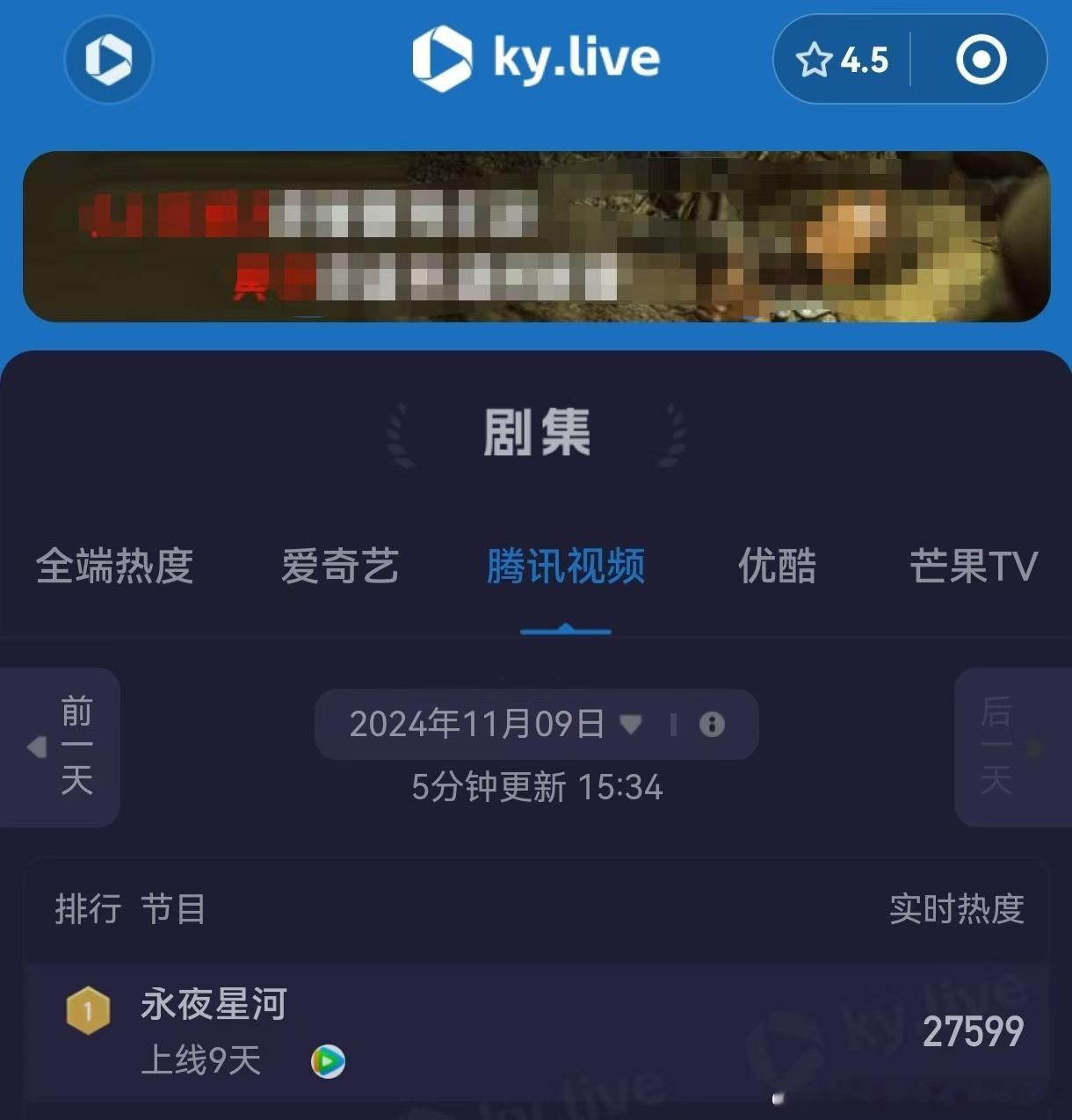 #环球时报评永夜星河出海# 《永夜星河》海外热播，剧迷们爱不停！古装与现代完美融