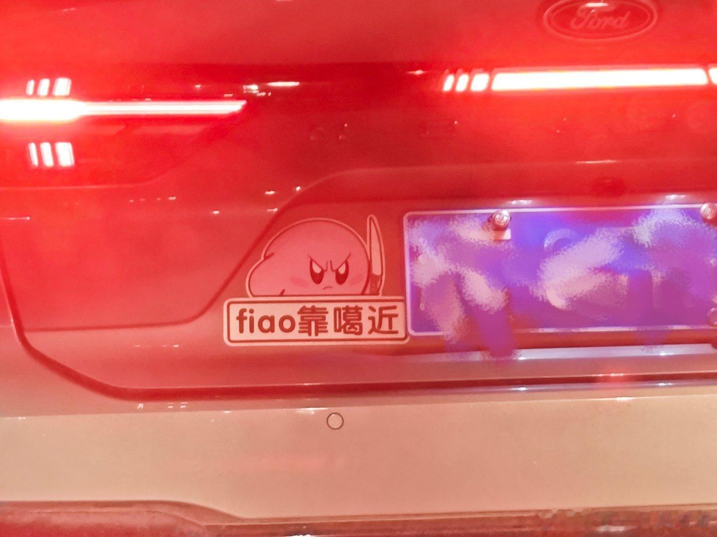 发现一只愤怒的星之卡比，让后车不要靠太近。 