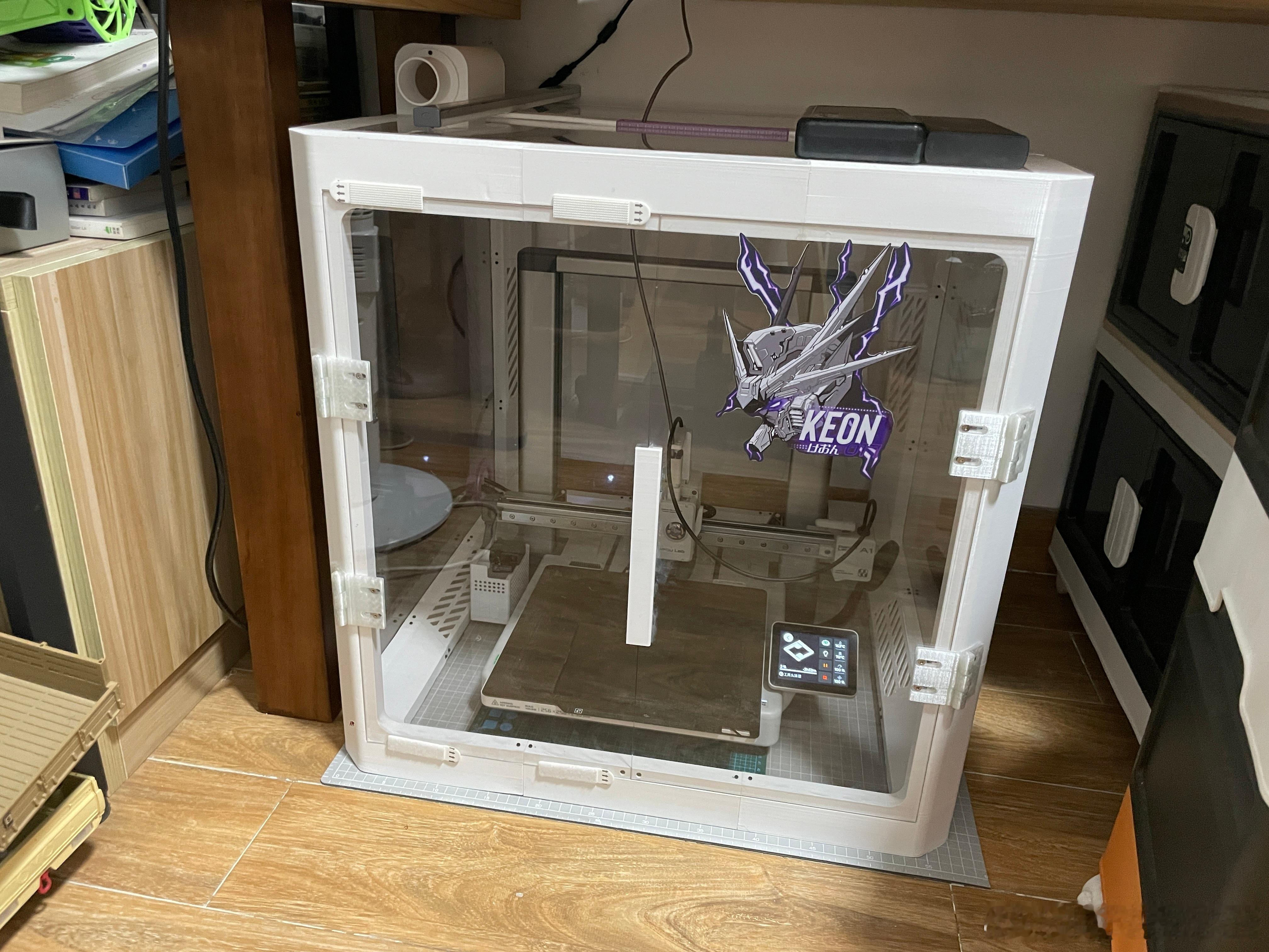 打印机自己给自己做个房子，过几天再做个笼子 