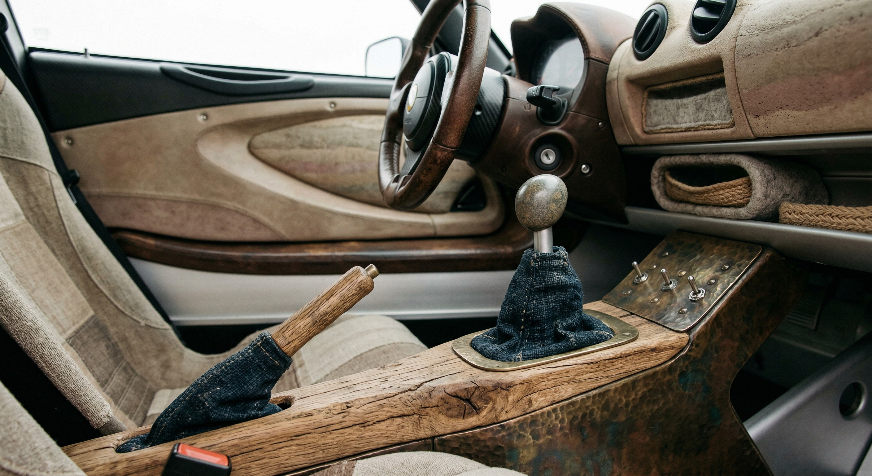 车变成侘寂风的内饰是这样的爽爽侃车