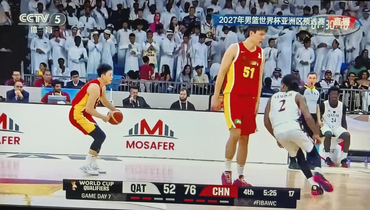26分！不打了！中国男篮放弃最后一攻！客场大胜卡塔尔！
中国面貌一新！主要是改变