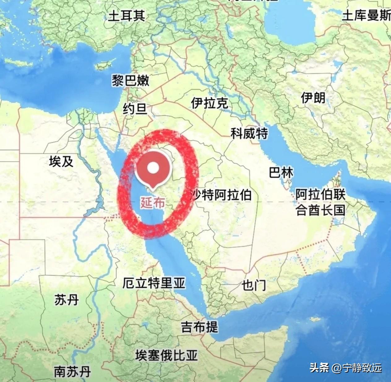 霍尔木兹海峡被堵，沙特启动B计划：
建成于2019年，沙特阿拉伯王国有一条120