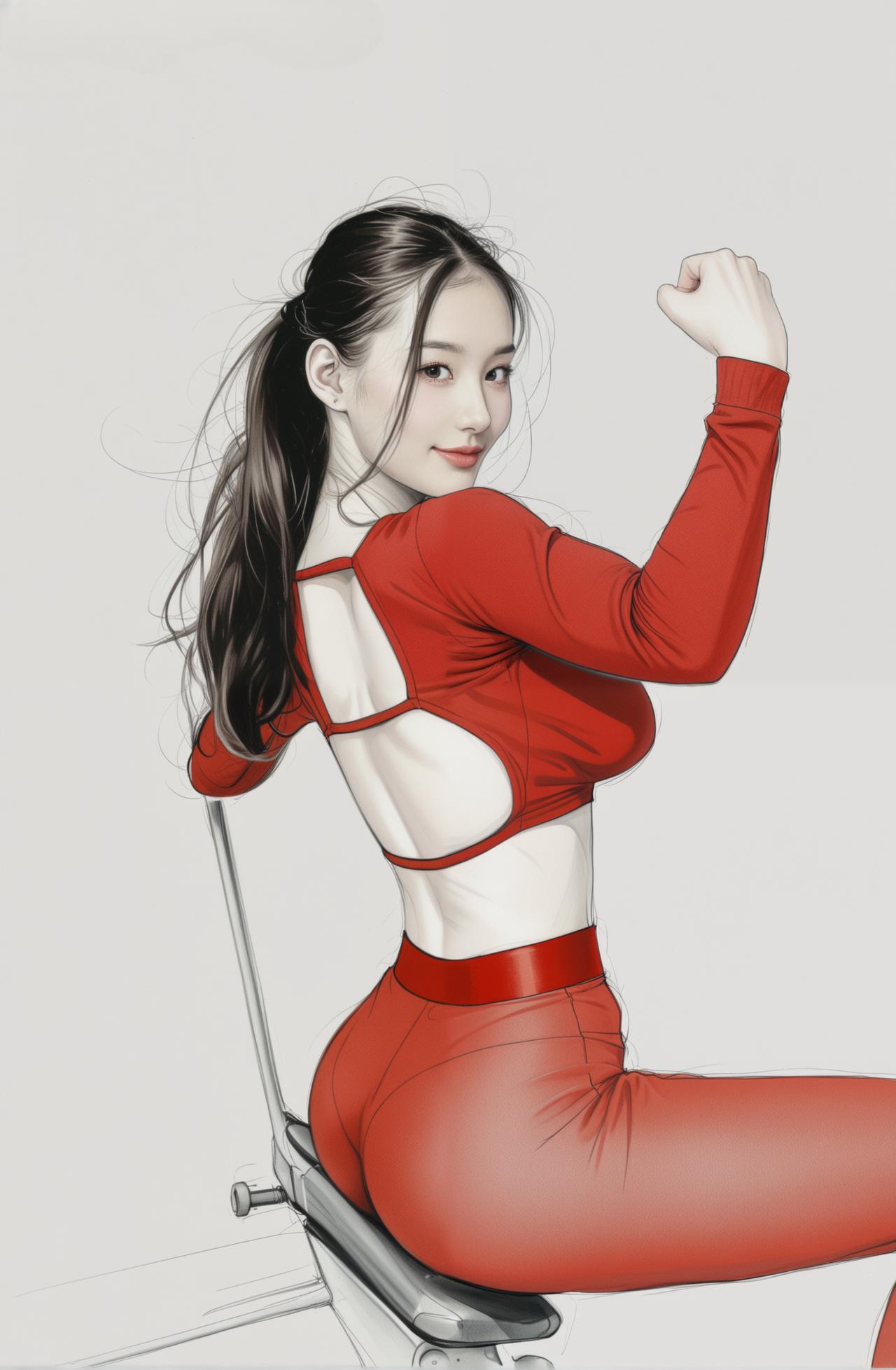 活力满满！健身女孩，动感十足！💪🏋️‍♀️