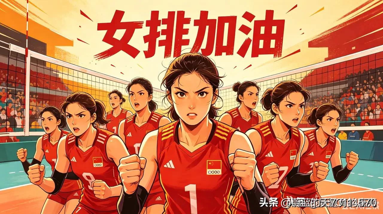 [今晚中国女排对巴西队，为中国女排加油]
中国女排目前五胜一负，积13分。今晚将