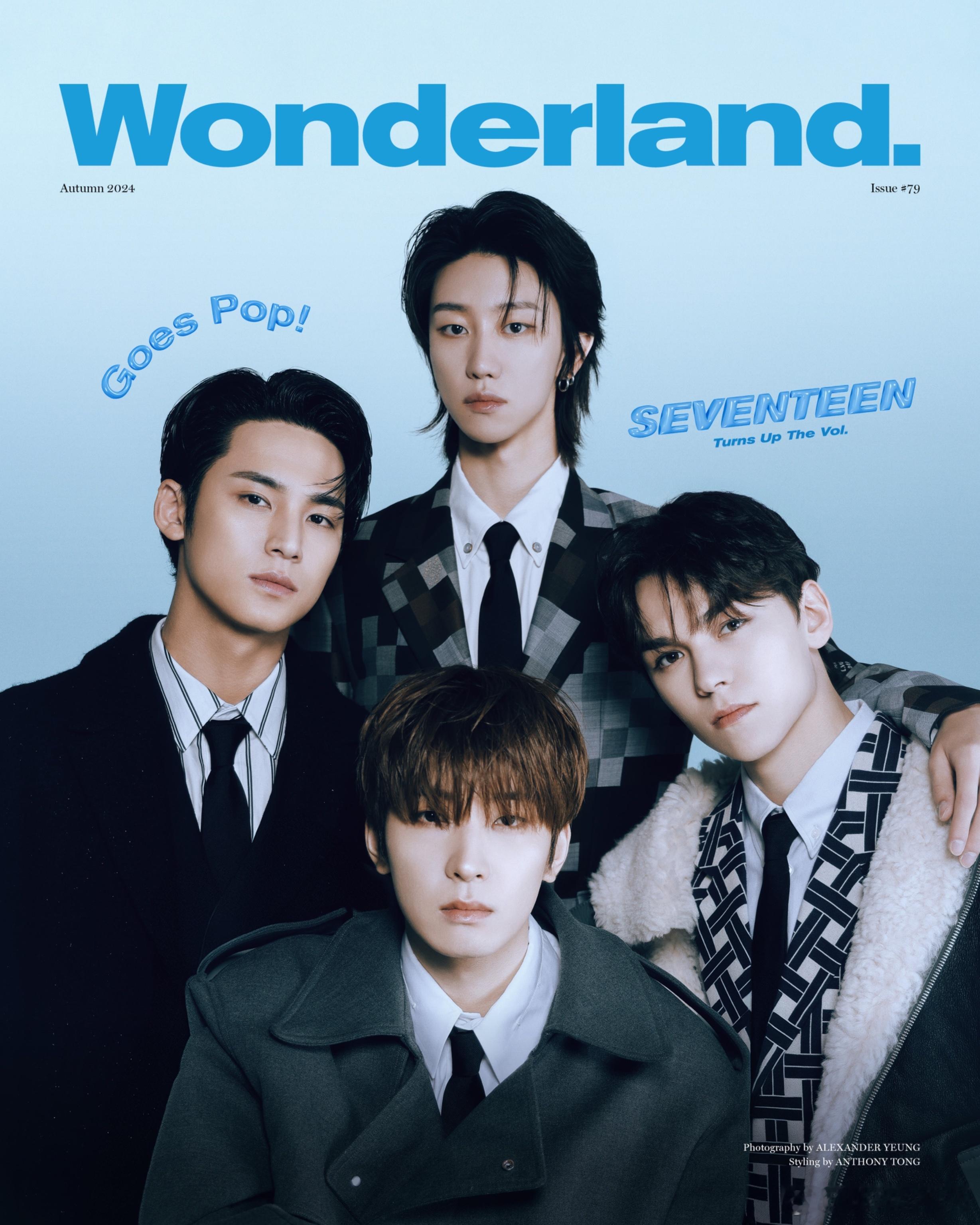 #徐明浩wonderland母版封面#徐明浩出镜 Wonderland英国版秋季