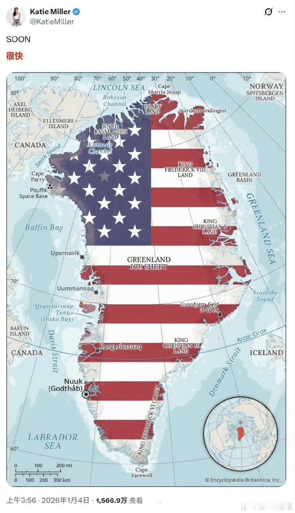 特朗普说对格陵兰岛势在必得。丹麦说美国无权要求得到格陵兰岛。格陵兰总理发帖呼吁民