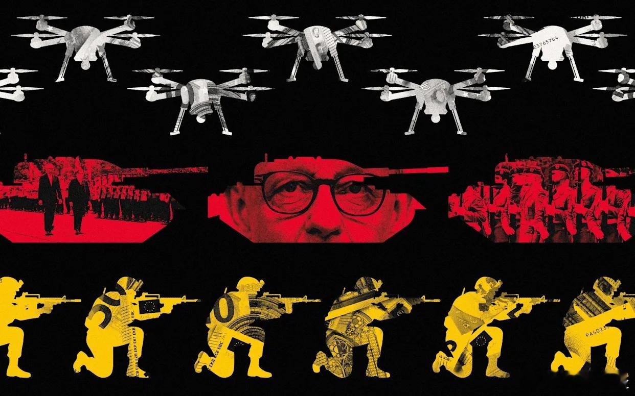 【德国正武装到牙齿，准备再次改造欧洲】（电讯报，DS翻译摘要）**德国军事重整：