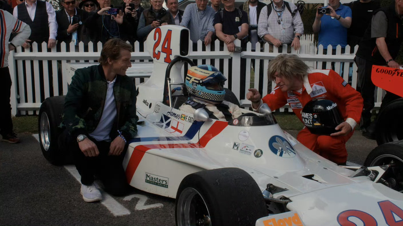 詹姆斯·亨特的儿子，弗雷迪·亨特。今年是他父亲在F1夺冠的50周年。 英国·奇切