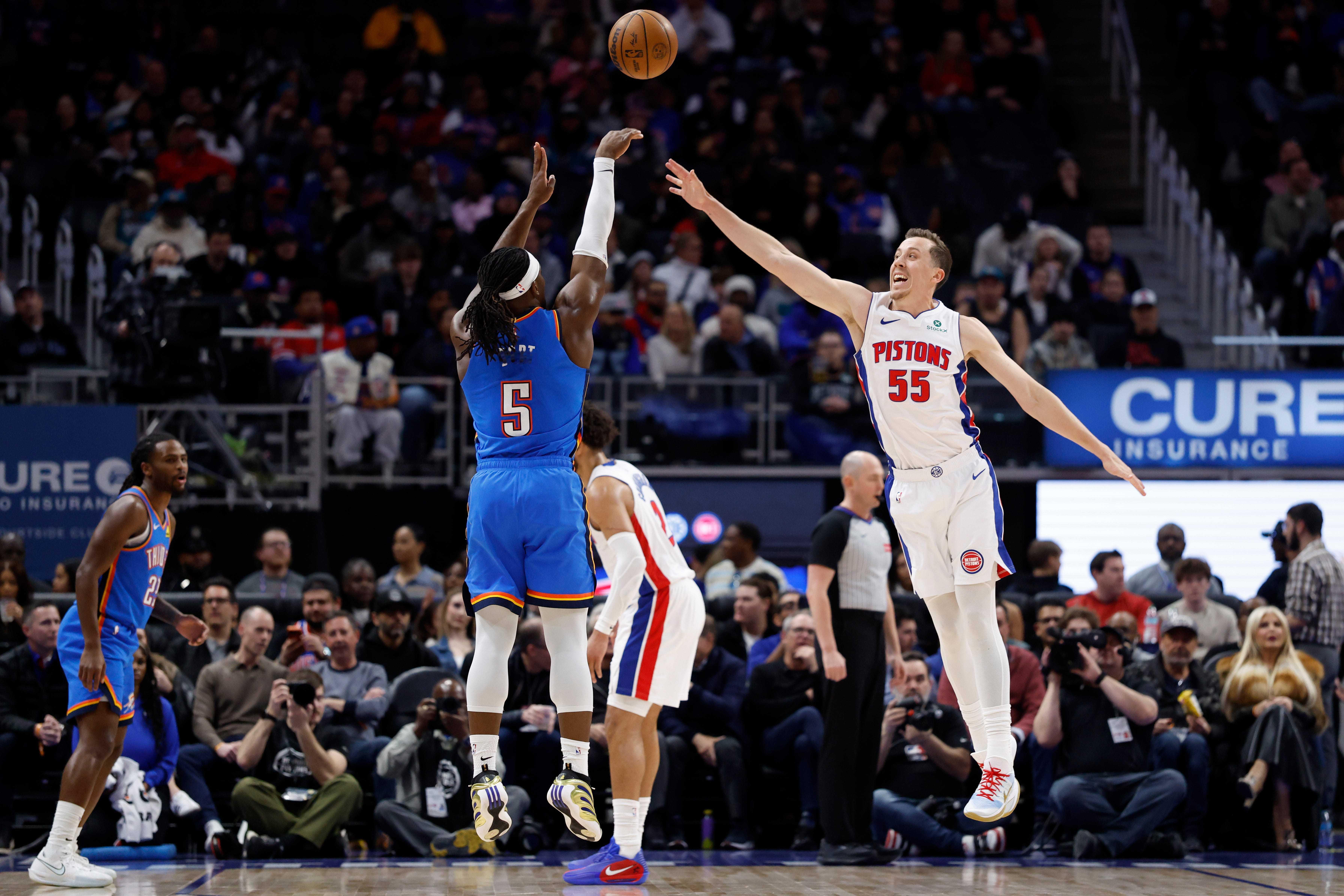 晚安大伙，晚安雷霆活塞战胜雷霆雷霆vs活塞雷霆