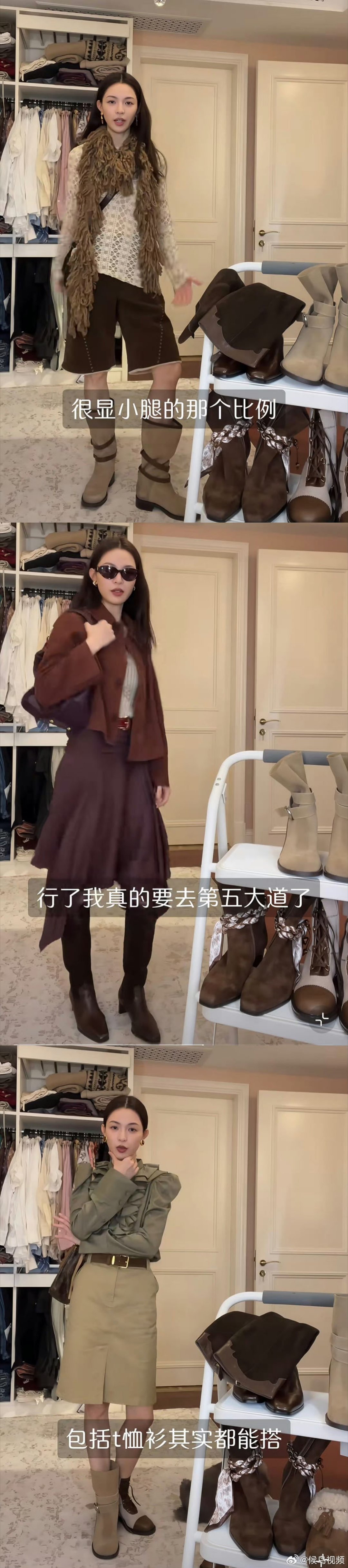 钟楚曦一个人就是一个团队别人靠造型团队打磨红毯状态，钟楚曦亲自搞定妆面与穿搭，审