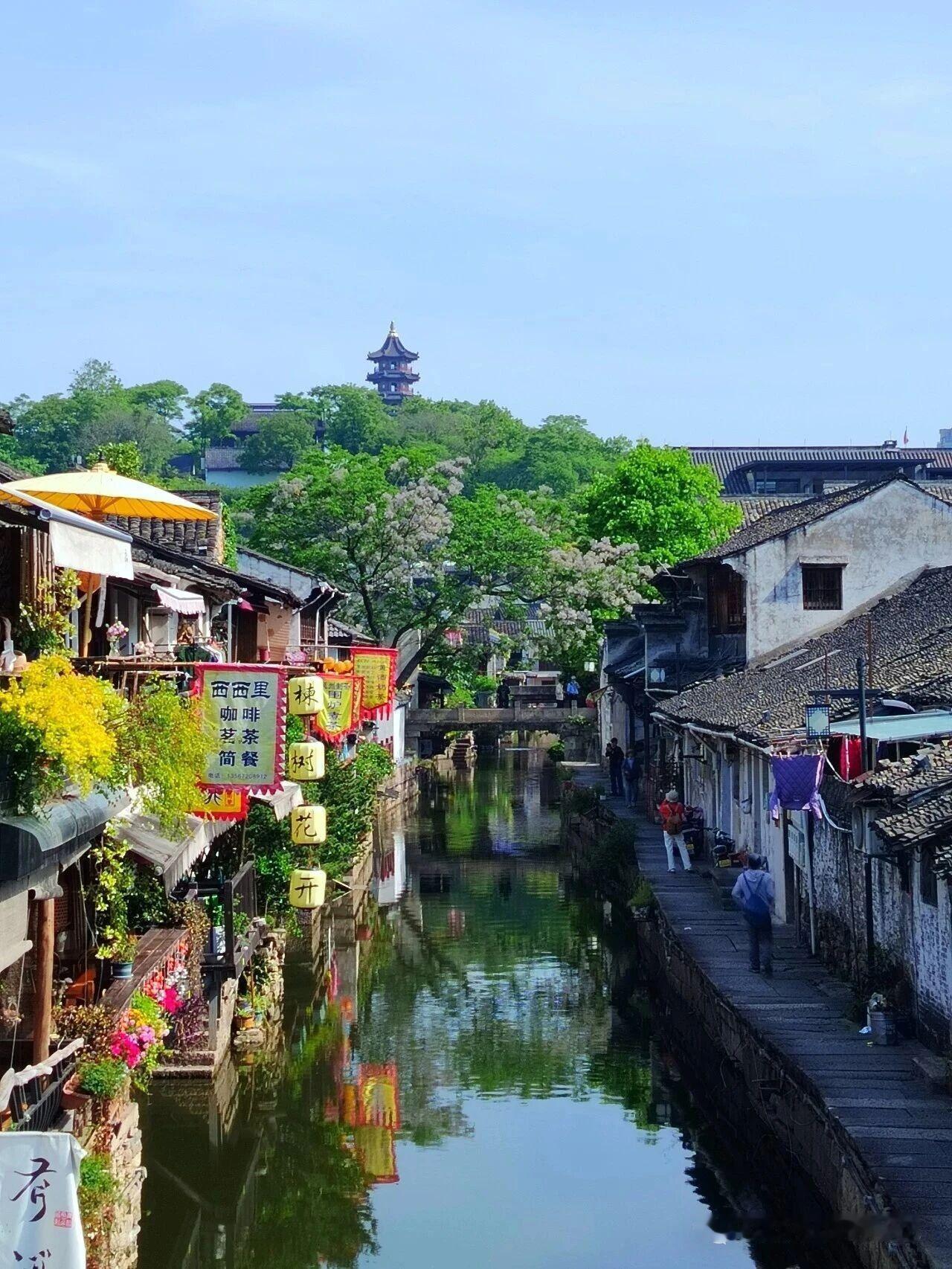 杭州与绍兴比，河道太寡淡了