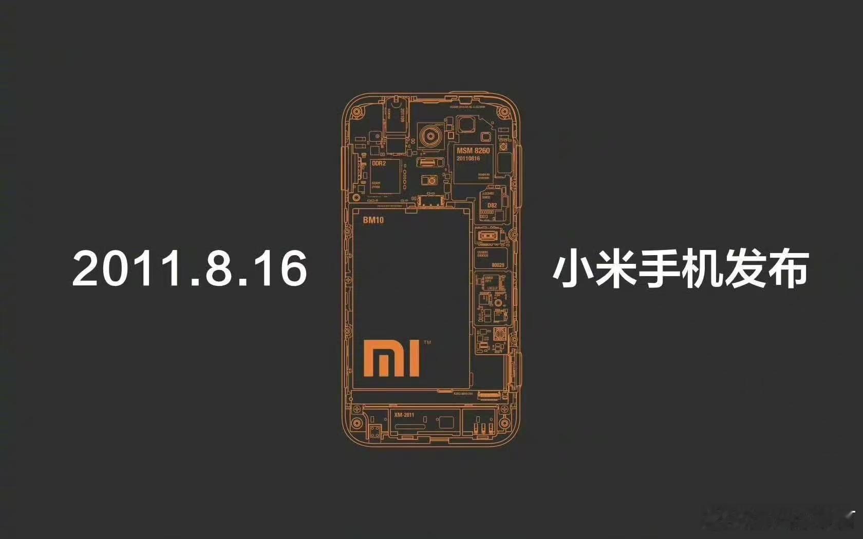 小米众高管发文庆祝小米手机15周年8 月 16 日，卢伟冰发文纪念小米手机 15