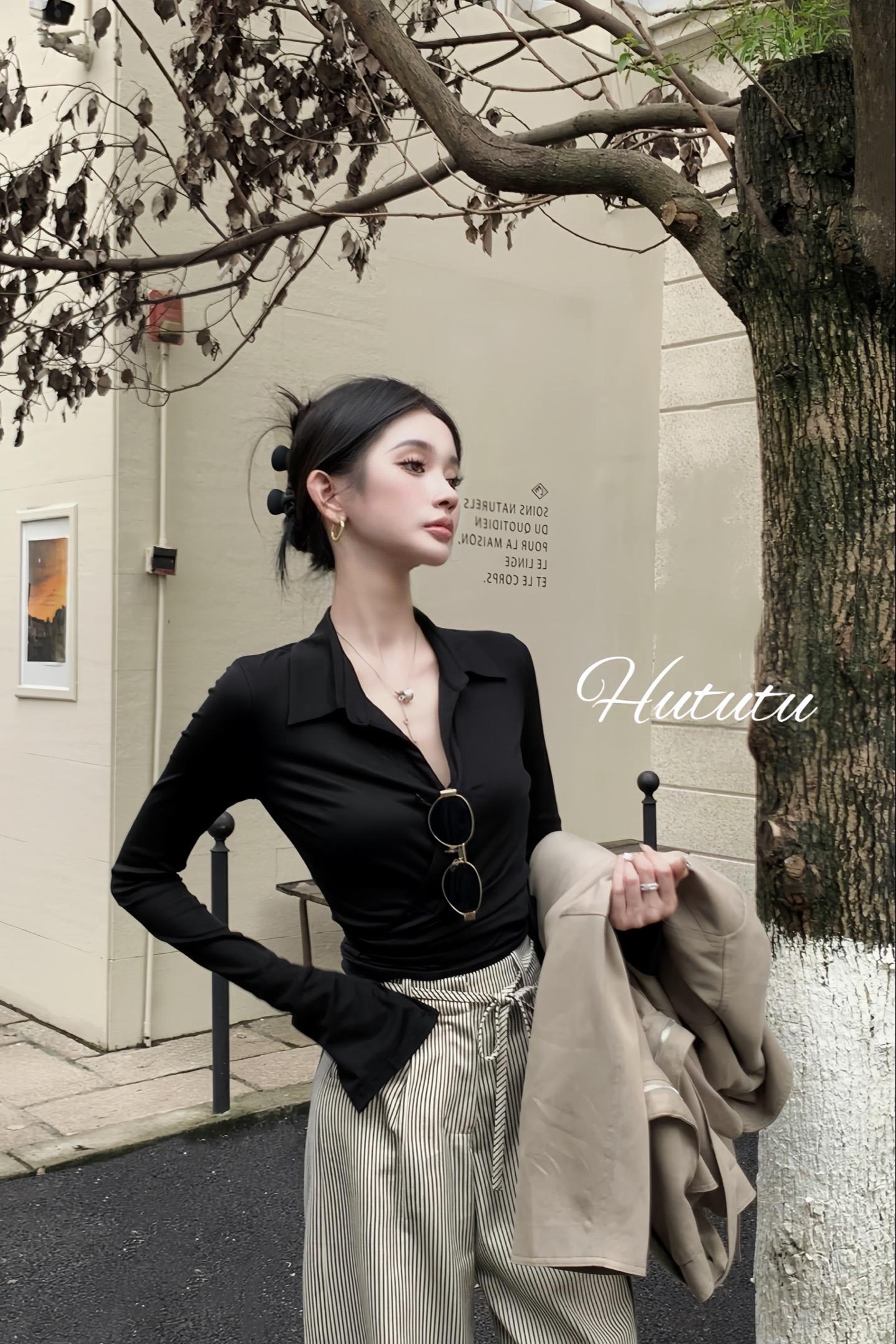 【吸引力法则】松弛有度｜OOTD.大秀穿搭，经典polo领设计，知性职...