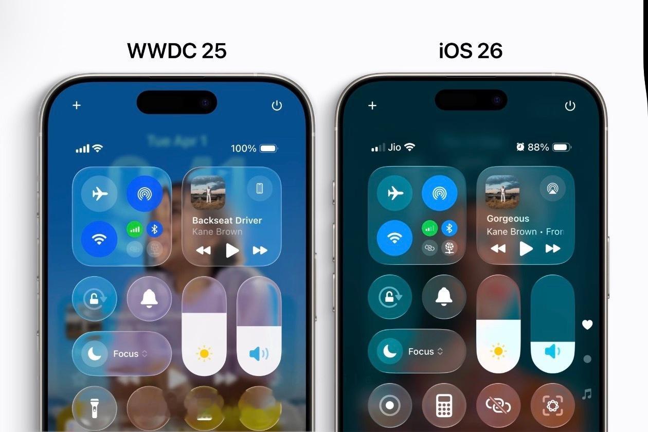 现在 iOS26 的液态玻璃还是太糊了，我还是喜欢液态玻璃刚出来的时候透透的样子
