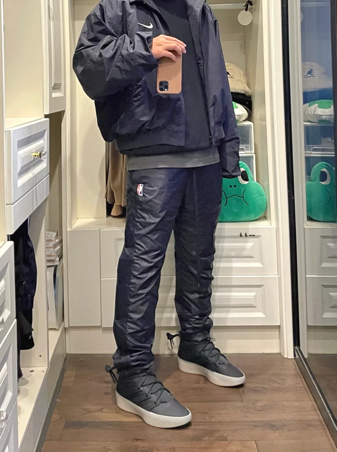 All Black｜排扣裤穿搭