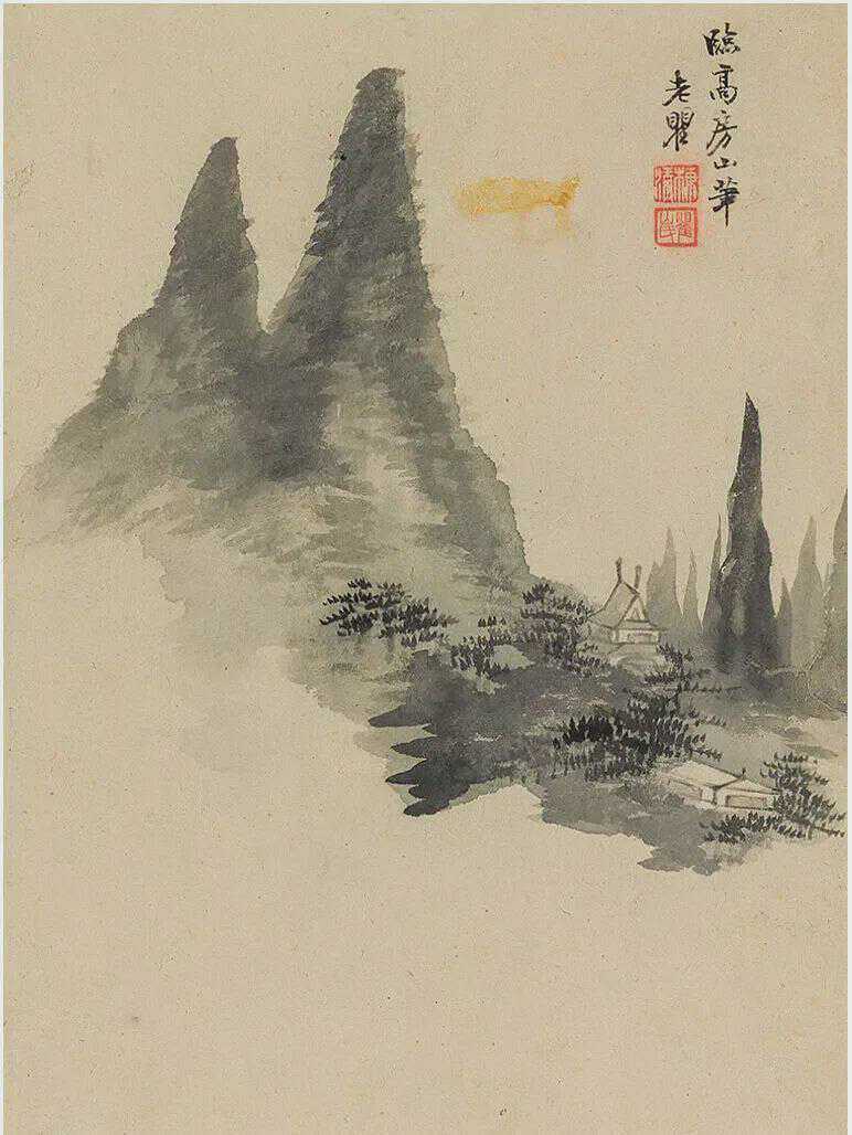 梅清 黄山册。梅清（1623年—1697年），字渊公，号瞿山，安徽宣城人，梅清早