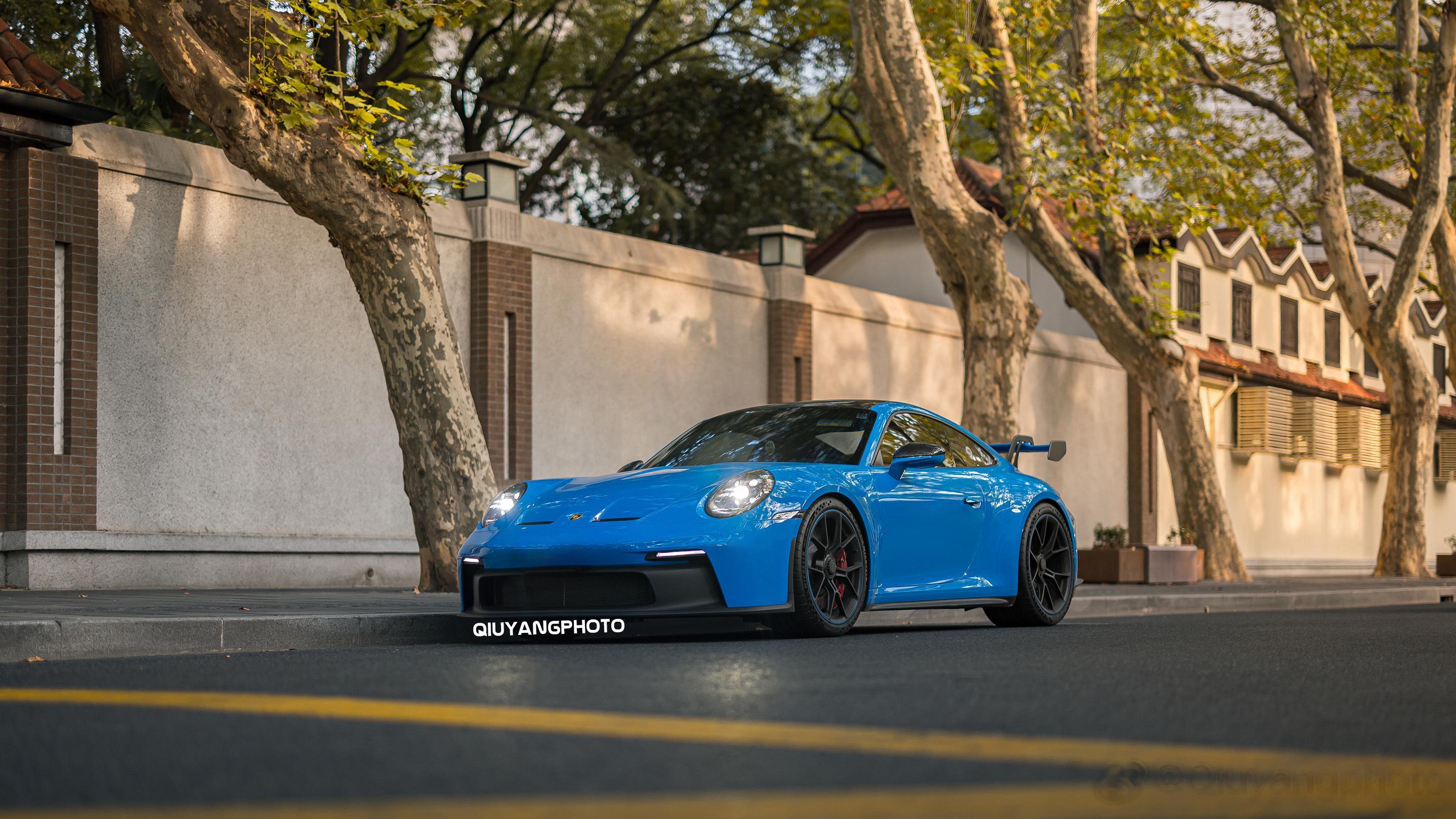 Porsche 992 GT3 #cars01豪车拍# Shark Blue的9